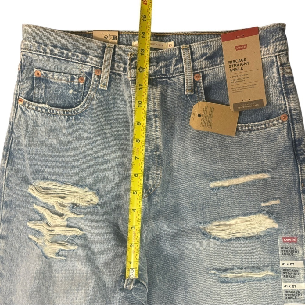 LEVI’S Ribcage Straight ankle size 31 - Picture 12 of 13